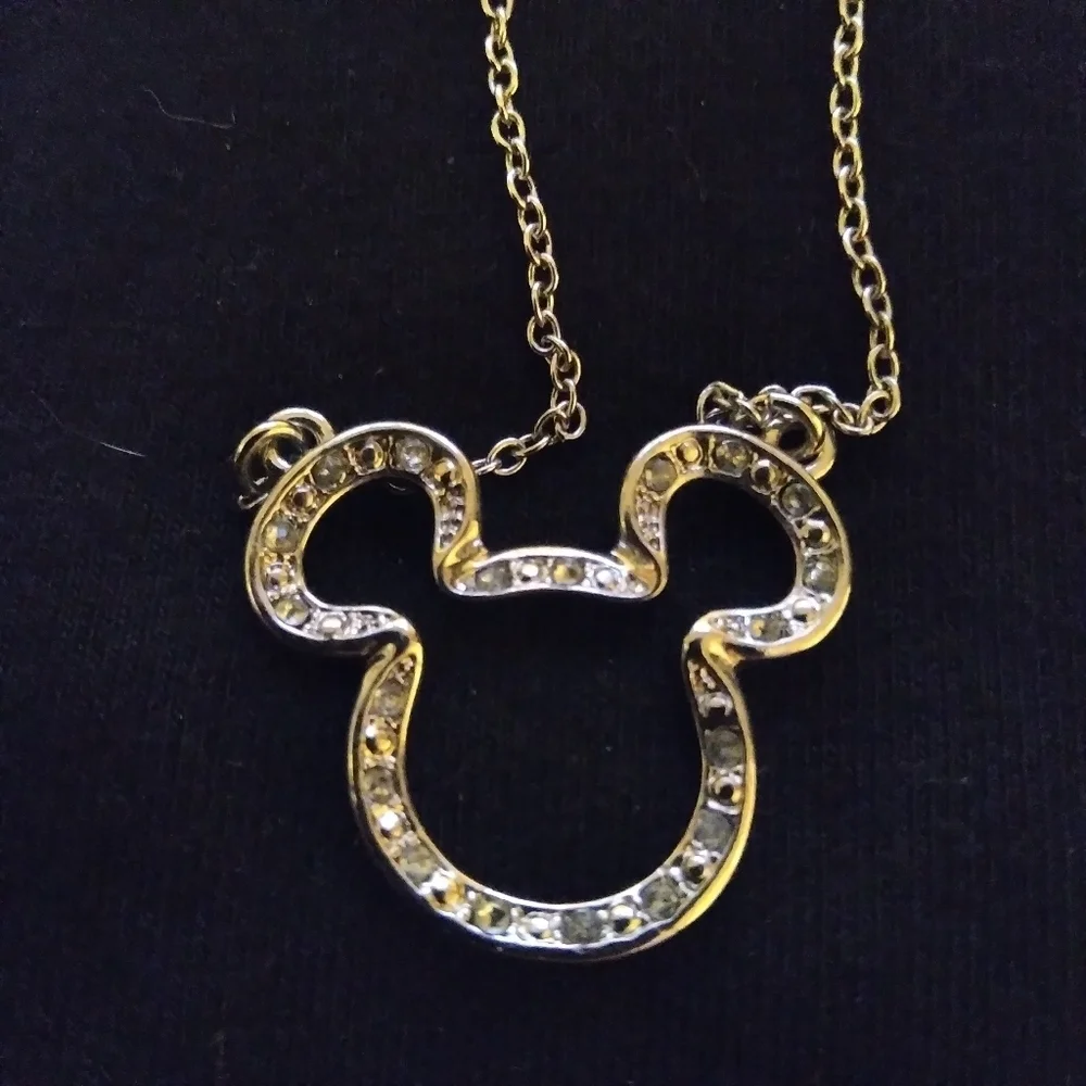 Kids silver tone Disney necklace lot